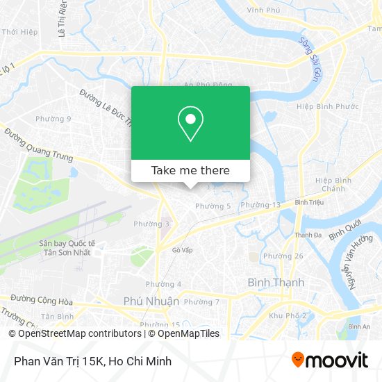 Phan Văn Trị 15K map
