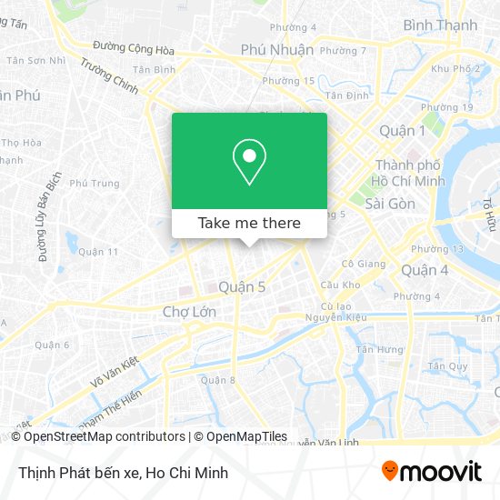 Thịnh Phát bến xe map