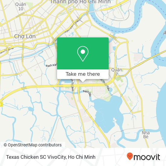 Texas Chicken SC VivoCity map