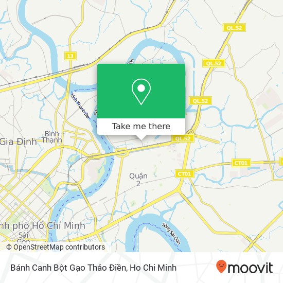 Bánh Canh Bột Gạo Thảo Điền map