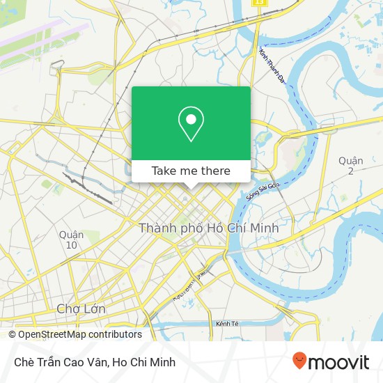 Chè Trần Cao Vân map