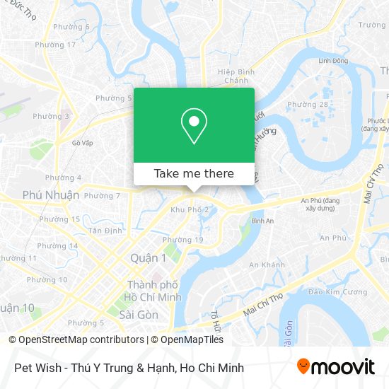 Pet Wish - Thú Y Trung & Hạnh map