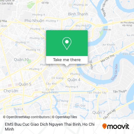 EMS Buu Cuc Giao Dich Nguyen Thai Binh map