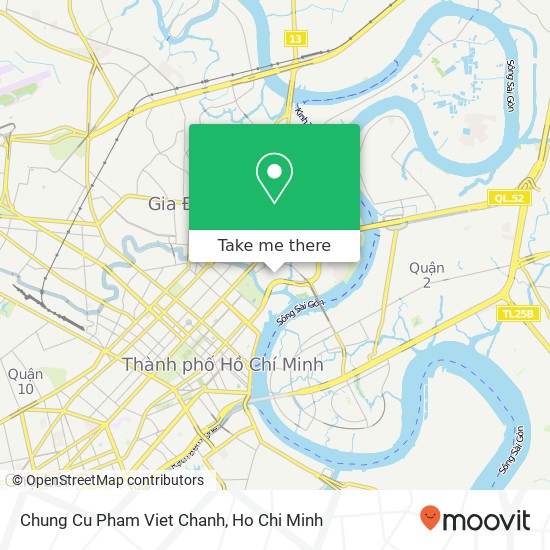 Chung Cu Pham Viet Chanh map