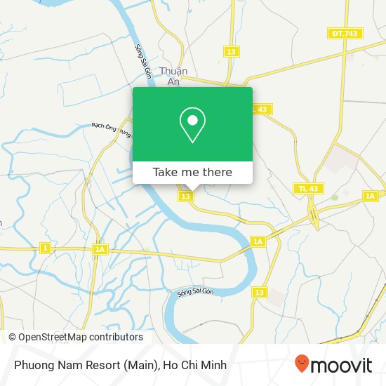 Phuong Nam Resort (Main) map