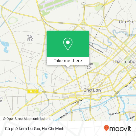 Cà phê kem Lữ Gia map