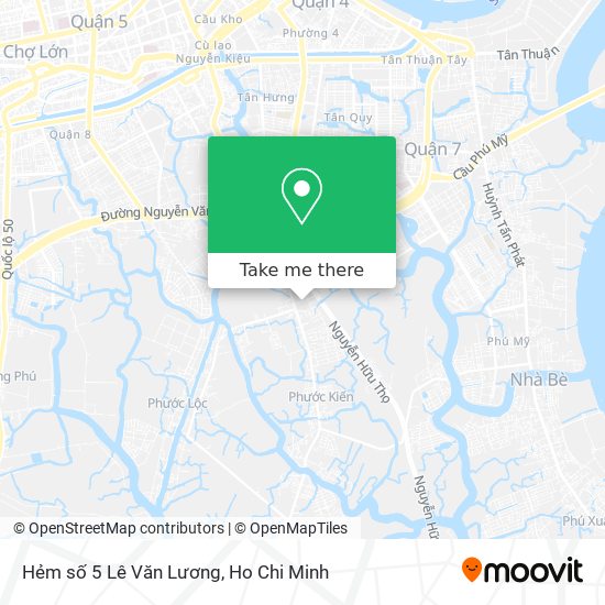 Hẻm số 5 Lê Văn Lương map