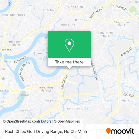 Rach Chiec Golf Driving Range map