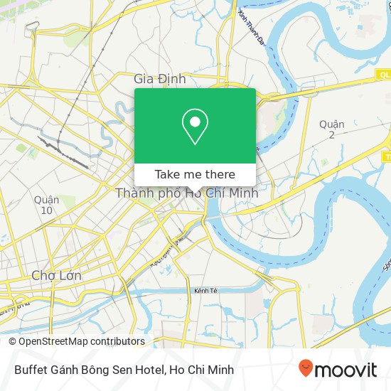 Buffet Gánh Bông Sen Hotel map