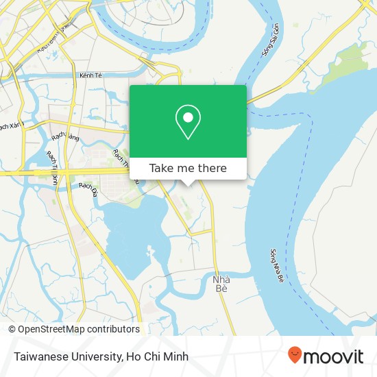 Taiwanese University map