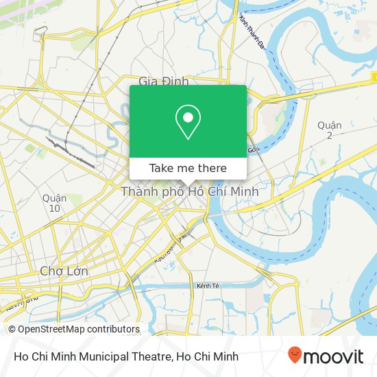 Ho Chi Minh Municipal Theatre map