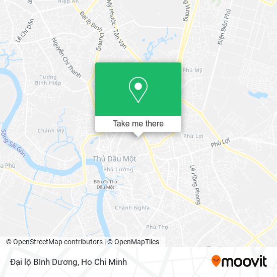 Đại lộ Bình Dương map