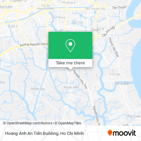 Hoàng Anh An Tiến Building map