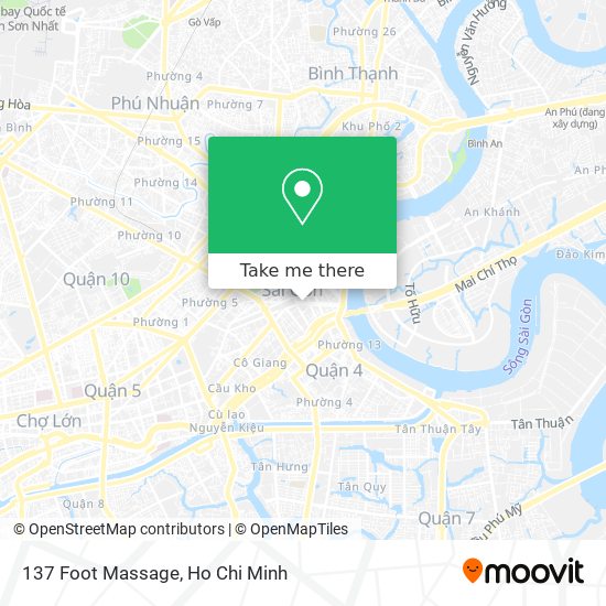 137 Foot Massage map