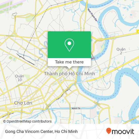 Gong Cha Vincom Center map