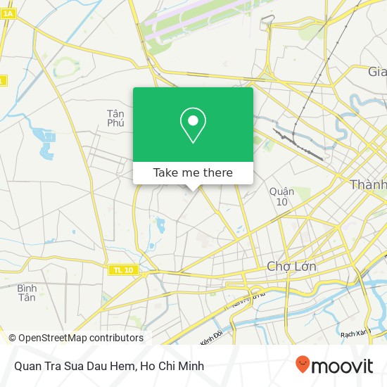 Quan Tra Sua Dau Hem map