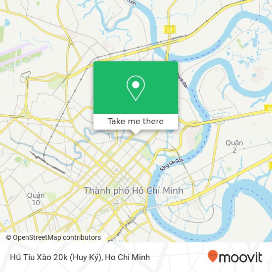 Hủ Tíu Xào 20k (Huy Ký) map