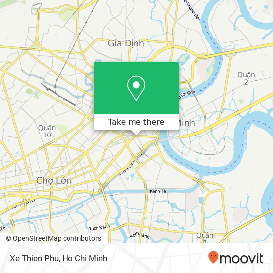 Xe Thien Phu map