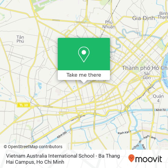 Vietnam Australia International School - Ba Thang Hai Campus map