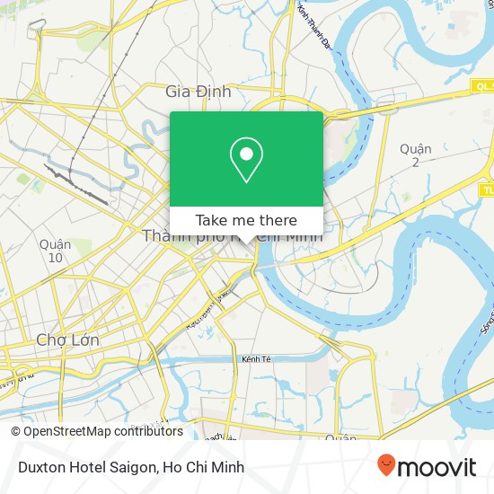 Duxton Hotel Saigon map