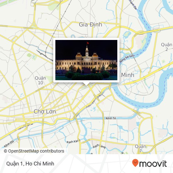 Quận 1 map