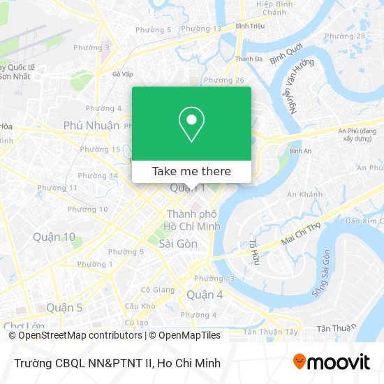 Trường CBQL NN&PTNT II map