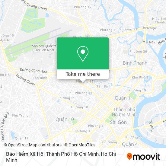 Bảo Hiểm Xã Hội Thành Phố Hồ Chí Minh map