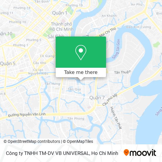 Công ty TNHH TM-DV VB UNIVERSAL map