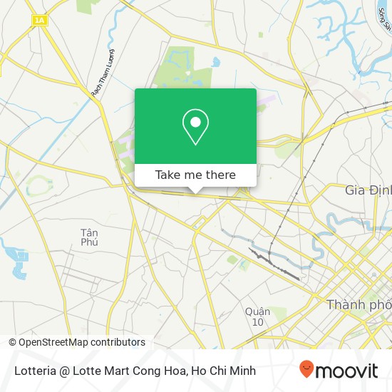 Lotteria @ Lotte Mart Cong Hoa map
