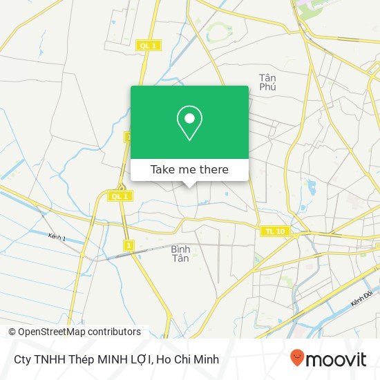 Cty TNHH Thép MINH LỢI map