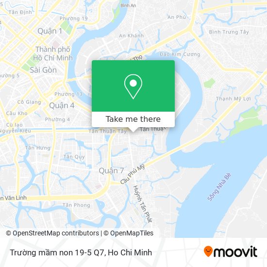 Trường mầm non 19-5 Q7 map