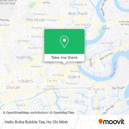 Hello Boba Bubble Tea map