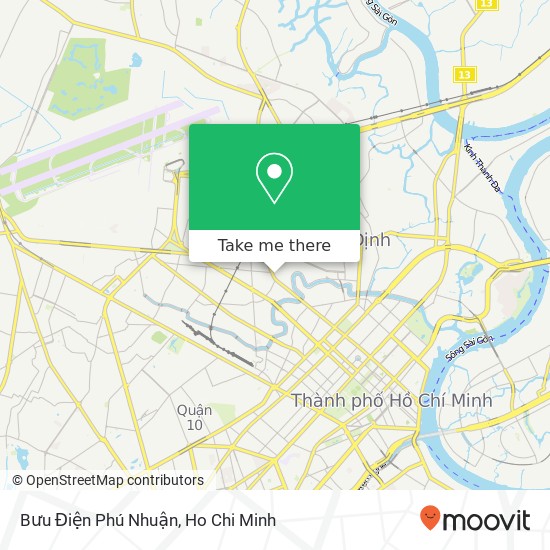 Bưu Điện Phú Nhuận map