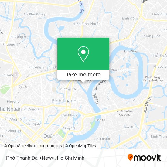 Phở Thanh Đa <New> map