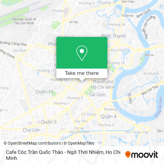 Cafe Cóc Trần Quốc Thảo - Ngô Thời Nhiệm map