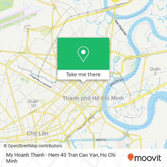 My Hoanh Thanh - Hem 40 Tran Cao Van map
