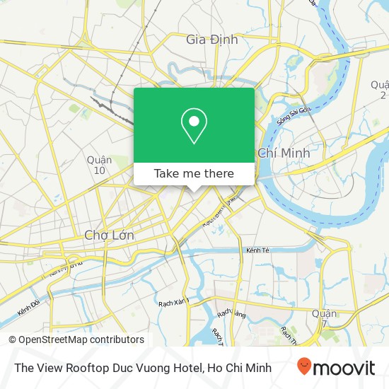 The View Rooftop Duc Vuong Hotel map