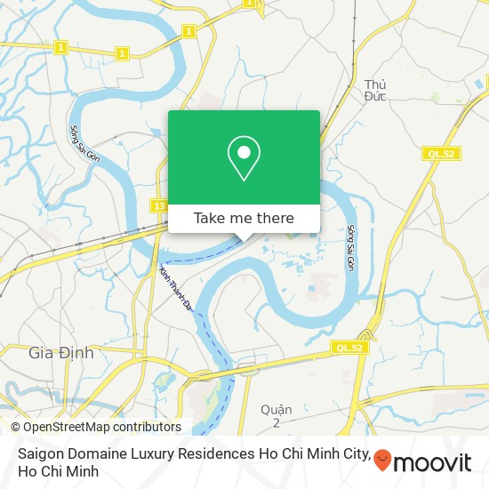 Saigon Domaine Luxury Residences Ho Chi Minh City map