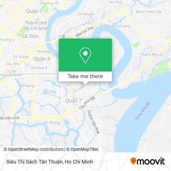 Siêu Thị Sách Tân Thuận map
