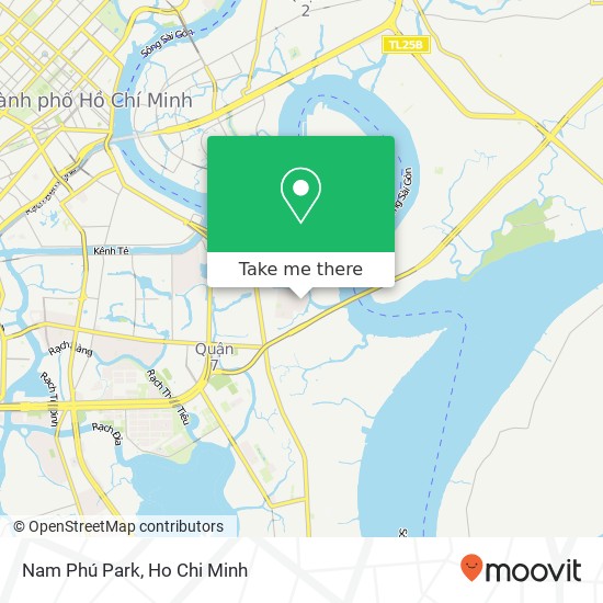 Nam Phú Park map