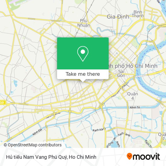 Hủ tiếu Nam Vang Phú Quý map