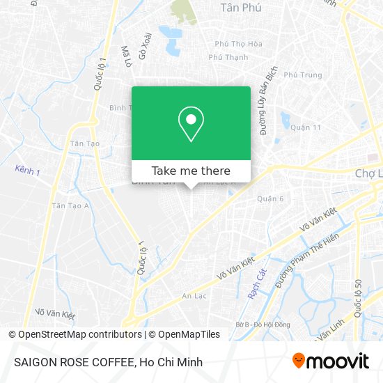 SAIGON ROSE COFFEE map