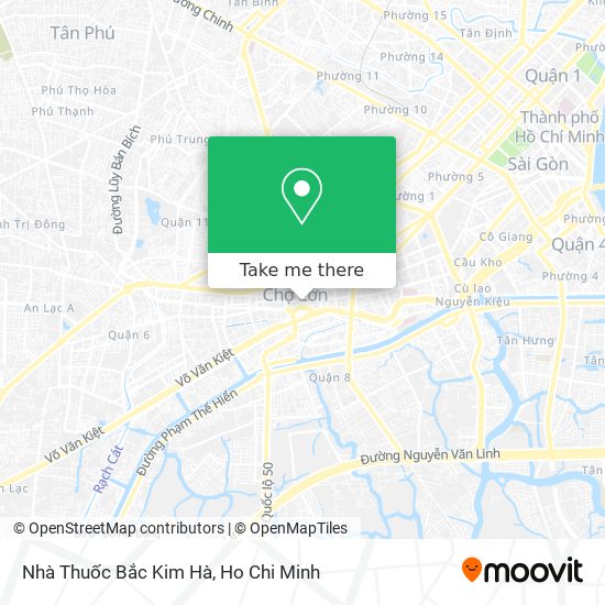 Nhà Thuốc Bắc Kim Hà map