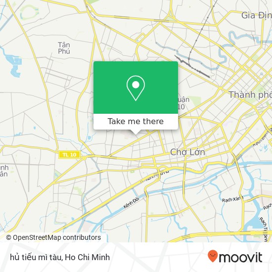 hủ tiếu mì tàu map