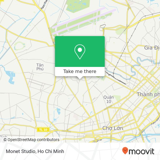 Monet Studio map