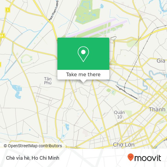 Chè vỉa hè map