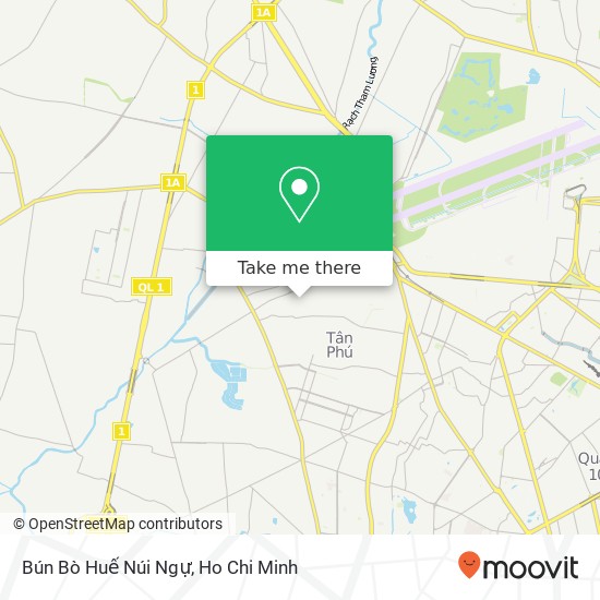 Bún Bò Huế Núi Ngự map