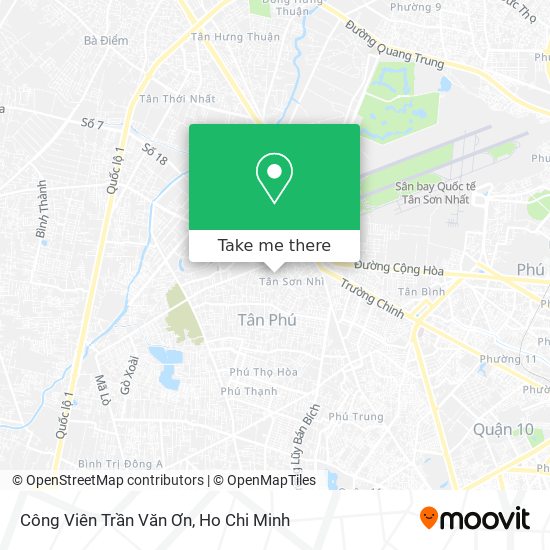 Công Viên Trần Văn Ơn map