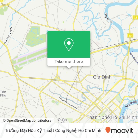 Trường Đại Học Kỹ Thuật Công Nghệ map