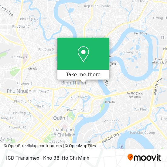 ICD Transimex - Kho 38 map